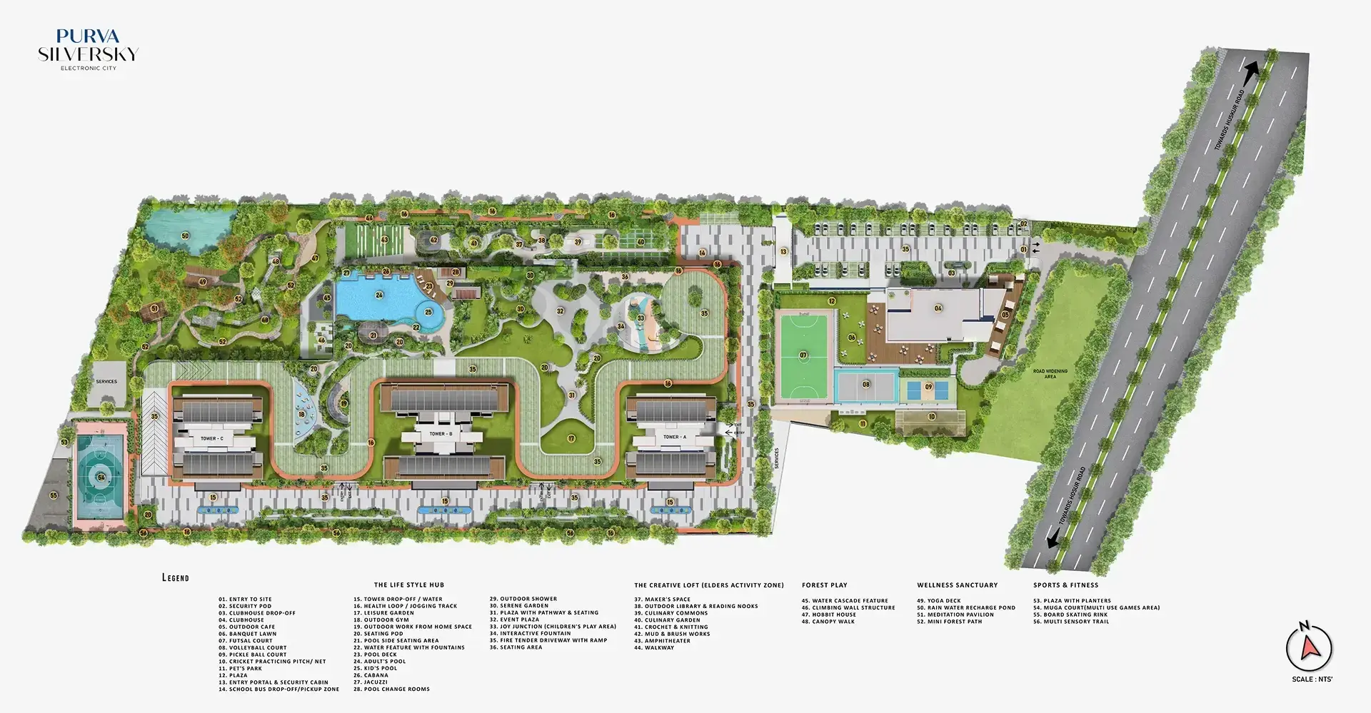 Purva Silver Sky master plan